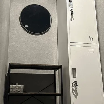 BEYOND 金沢店のパーソナルジムのトレーニング後の更衣室