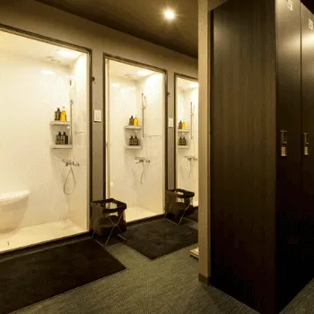 RIZAP 京都四条店のパーソナルジムのトレーニング後のシャワールーム