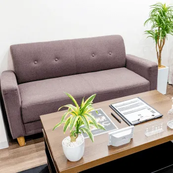 メルメイク 名駅店のパーソナルジムのトレーニングを受ける前のカウンセリングルーム