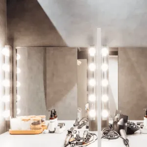 UNDEUXSBODY梅田スタジオのパーソナルジムのトレーニングを受けた後のパウダールーム