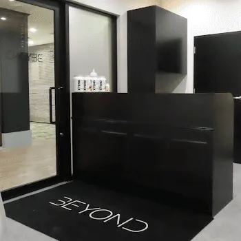 BEYOND 札幌駅前店のパーソナルジムのトレーニングを受ける前の受付