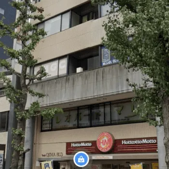 luluto 福岡2店舗のピラティスのレッスンを受ける店舗の外観