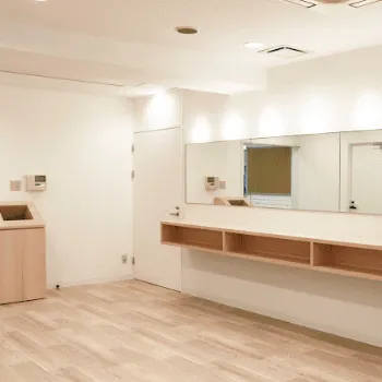 Rintosull 神戸3店舗のピラティスのレッスンを受けた後のパウダールーム