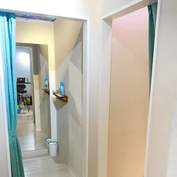 ピラティススタジオB&B 心斎橋店のピラティスのレッスンを受ける前の更衣室