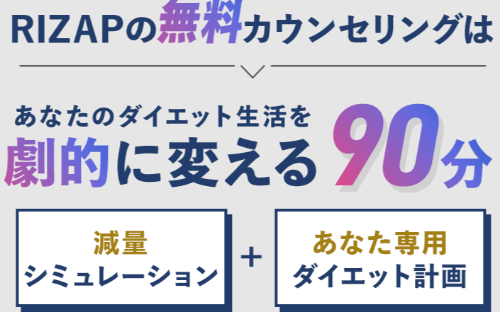 沖縄でおすすめのパーソナルジムライザップの無料カウンセリング