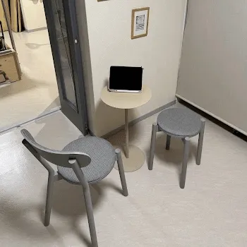 YUZU 板橋店のピラティスのレッスンを受ける前のカウンセリングルーム