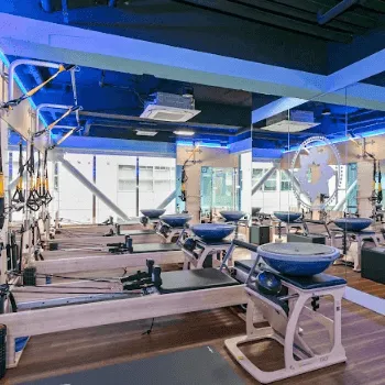 club Pilates 練馬のピラティスのレッスンを受けるトレーニングルーム