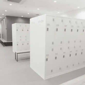 Rintosull 岐阜茜部店のピラティスのトレーニングを受ける前の更衣室