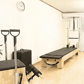 MyTimeピラティス 川口のピラティスのトレーニングを受けるトレーニングルーム
