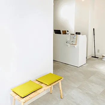 ルルト 大宮店のピラティスのトレーニングを受ける前の受付