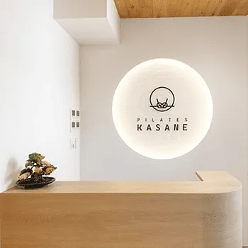 Pilates KASANE 静岡3店舗のピラティスのトレーニングを受ける前の受付