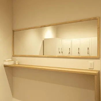 Pilates KASANE 静岡3店舗のピラティスのトレーニングを受ける前の更衣室