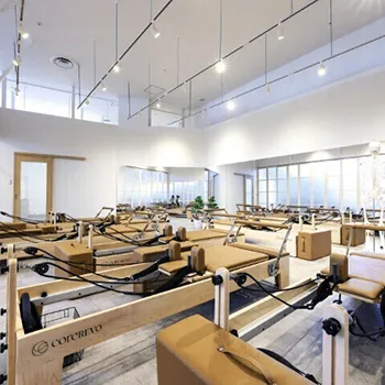 Pilates KASANE イオンタウンおゆみ野店のピラティスのトレーニングを受けるトレーニングルーム