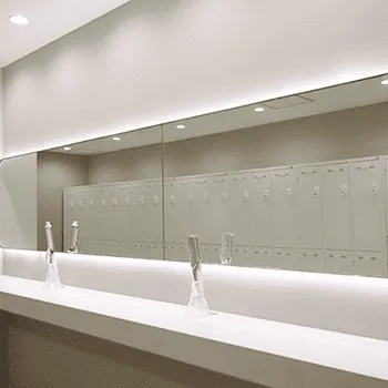 Rintosull 千葉3店舗のピラティスのトレーニングを受けた後のパウダールーム